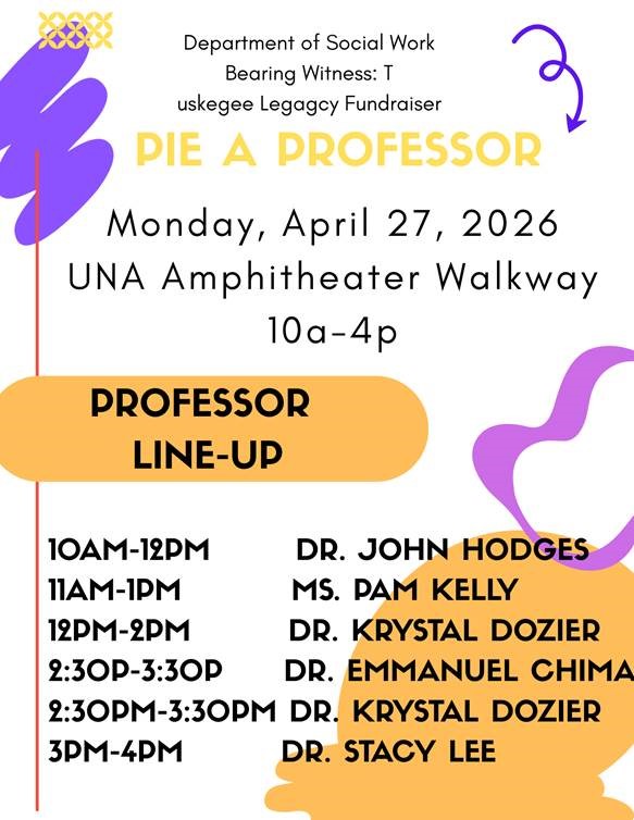 Pie a Professor and Bake Sale