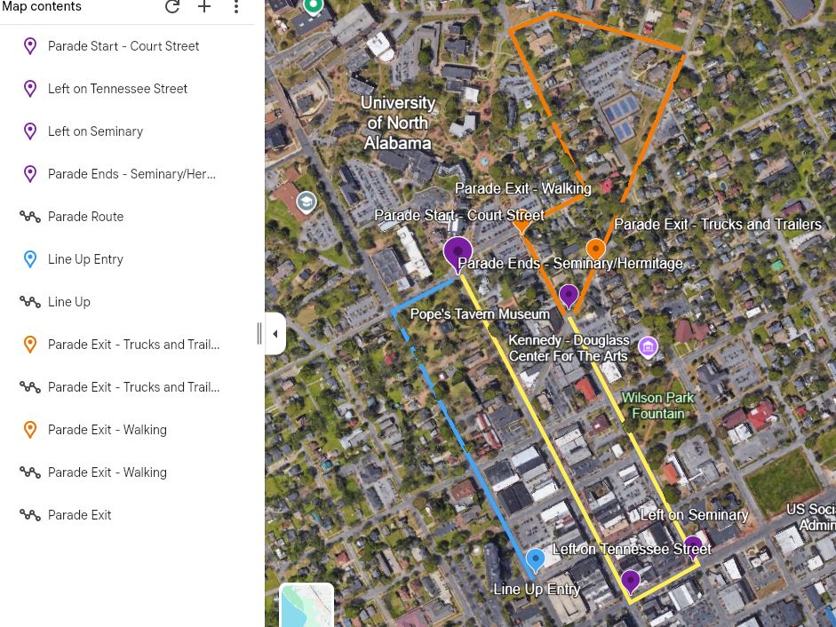 Parade Route