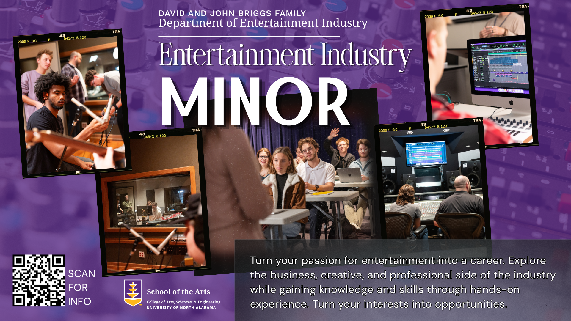 Minor in Entertainment Industry