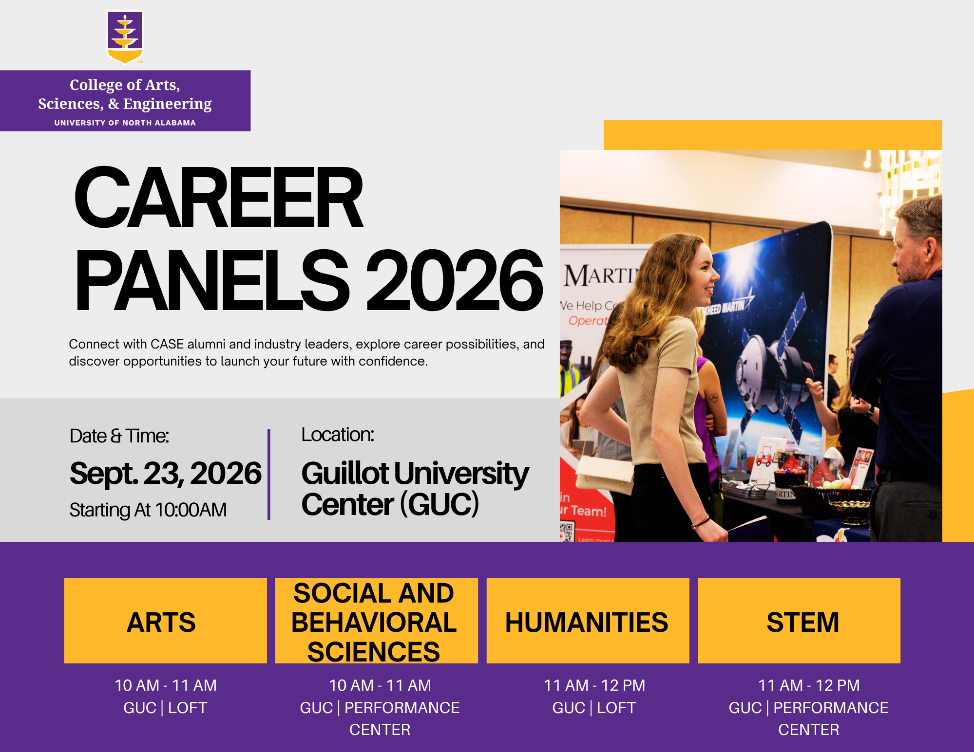 CASE Career Panels Flyer