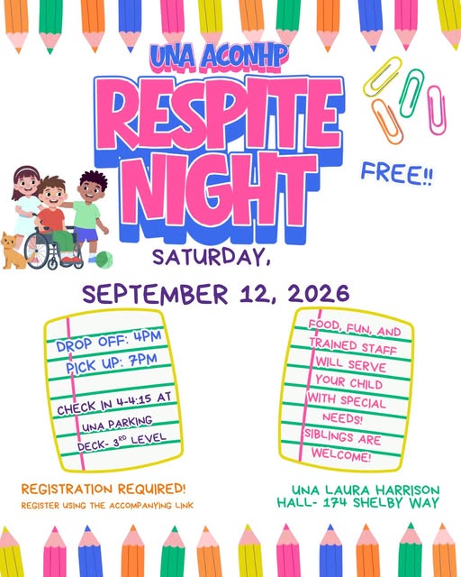 Respite Night Event 9/12, from 4p-7p